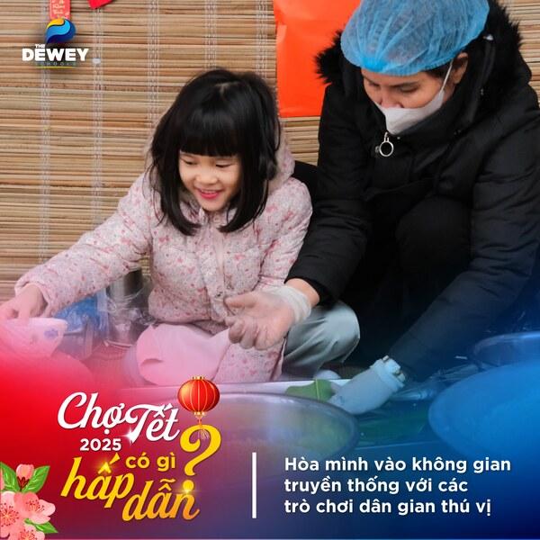 Alt: Trẻ em tham gia trò chơi dân gian tại sự kiện Tết Không Biên Giới