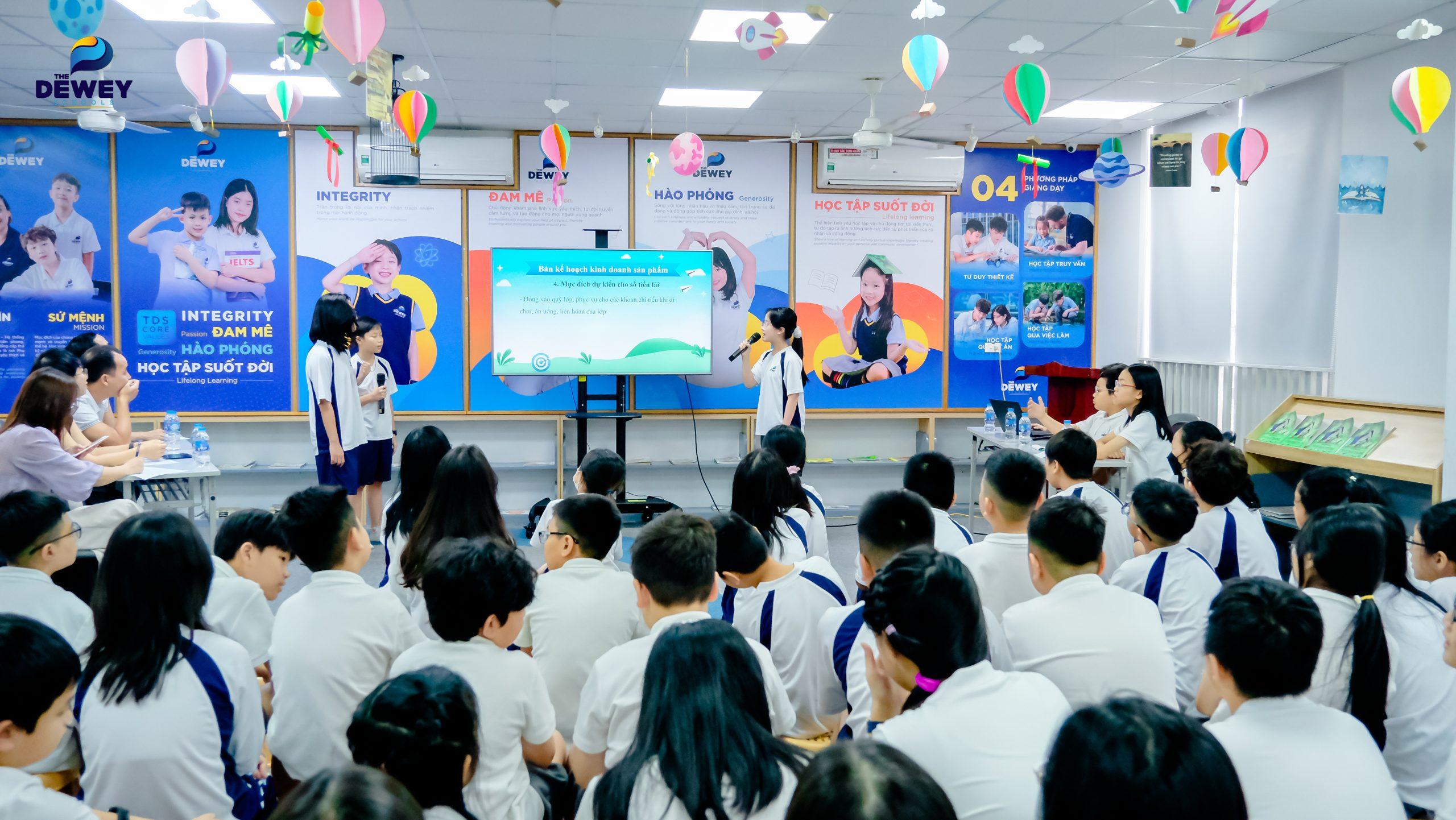 Khơi Nguồn Khả Năng Kinh Doanh Cho Trẻ Từ Dự Án Học Tập Tại The Dewey Schools
