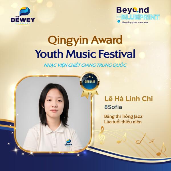 Lê Hà Linh Chi - Học sinh lớp 8Sofia đạt thành tích nghệ thuật