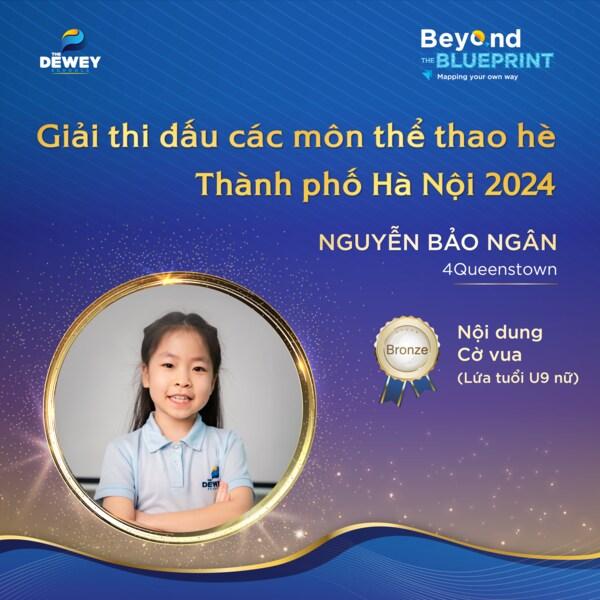 Nguyễn Bảo Ngân - Học sinh lớp 4Queenstown đạt thành tích nghệ thuật