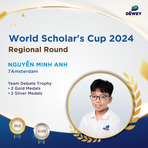 Nguyễn Minh Anh - Học sinh lớp 7Amsterdam đạt thành tích học tập xuất sắc