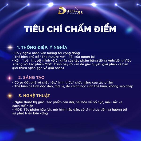 Tiêu chí chấm điểm D-Show 25