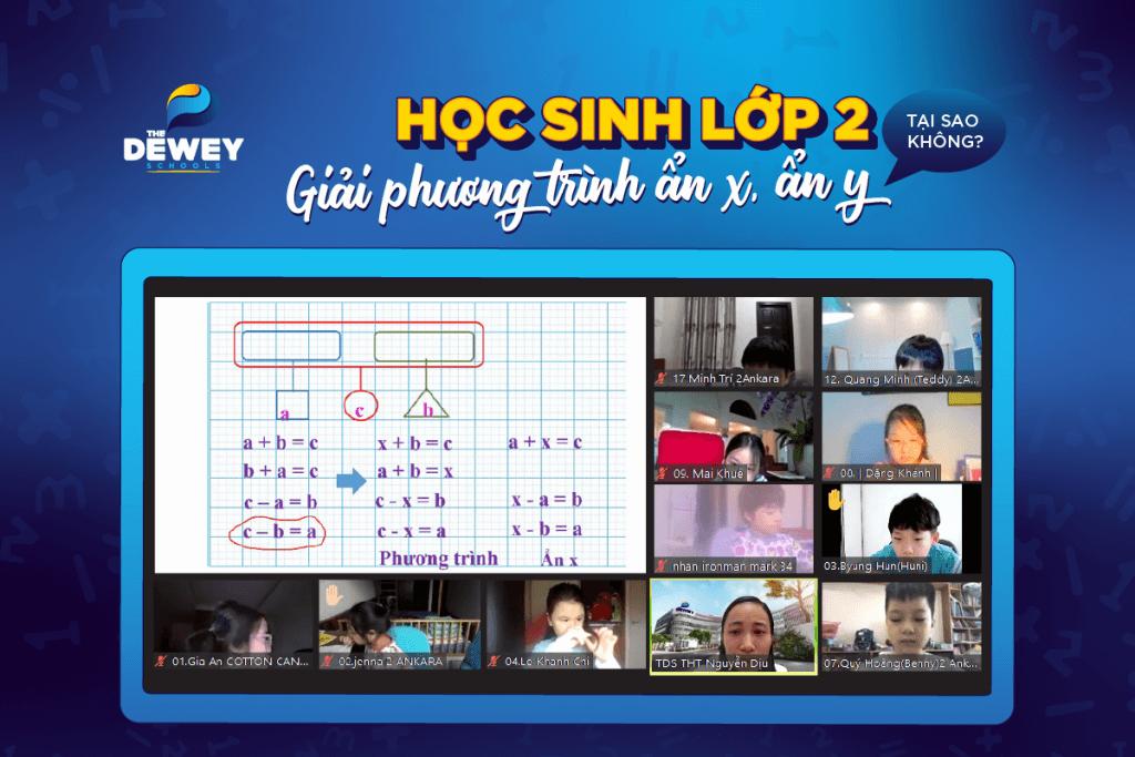 Khám Phá Phương Trình Toán Học Sôi Nổi Cùng Học Sinh Lớp 2 Tại The Dewey Schools